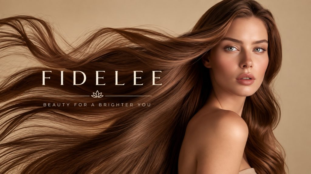 Fidelee luxury hair beauty campaign
